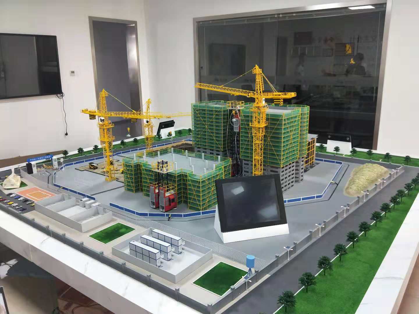 佛冈县建筑施工场景模型